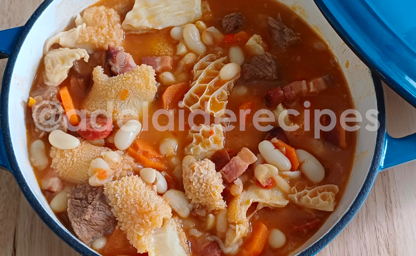 Dobrada com Feijão Branco