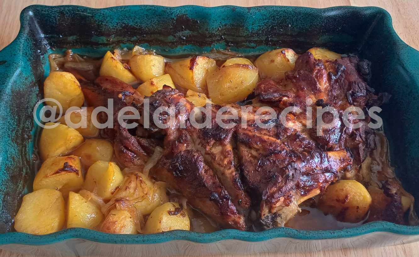 Perna de Cabrito Assado à Portuguesa