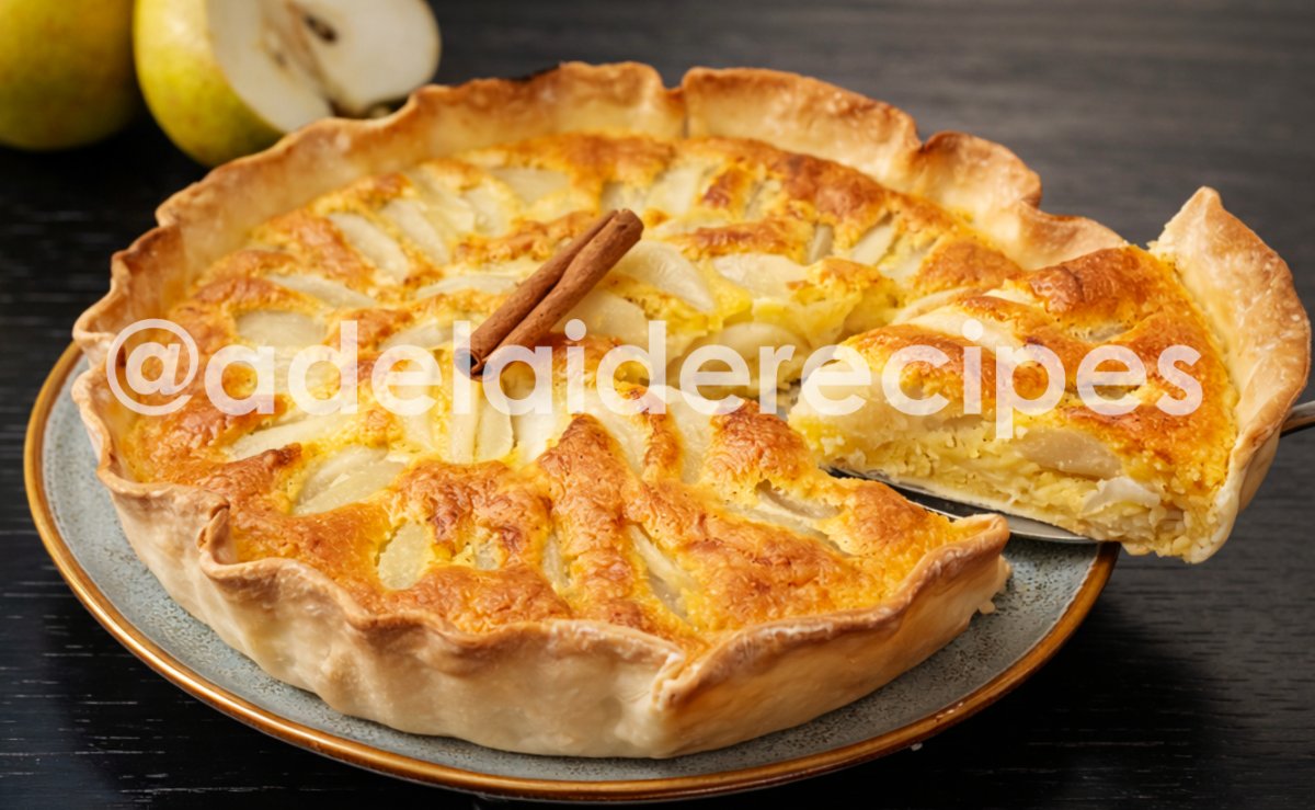 Tarte de Pera Fácil e Económica | Receita Caseira que Fica Perfeita!
