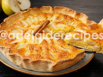 Tarte de Pera Fácil e Económica | Receita Caseira que Fica Perfeita!