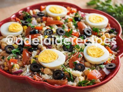 Chickpea and Cod Salad | Refreshing, Easy and Light for Summer!